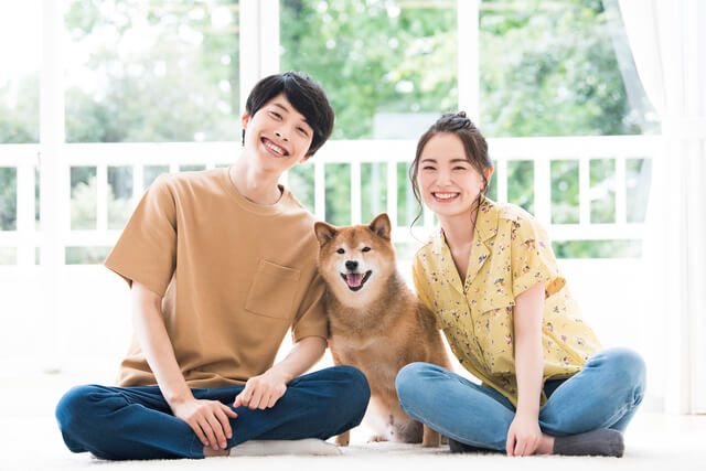 犬と飼い主さん