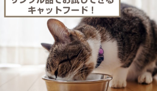 サンプル品のあるお試しできるおすすめのキャットフード13選！