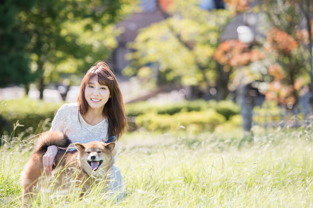 犬と飼い主さん