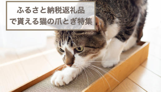 ふるさと納税の返礼品としてもらえる猫の爪とぎおすすめ8選！犬猫の飼い主さん必見特集