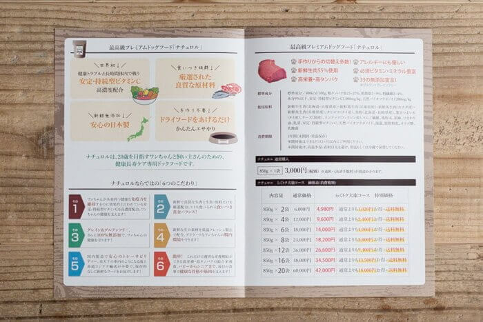 ナチュロルドッグフードの100円お試しモニターの中身5
