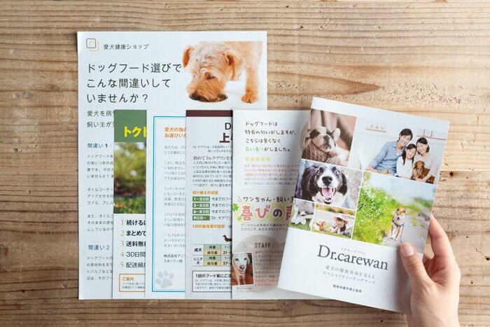 Dr.(ドクター)ケアワンドッグフードの同梱物