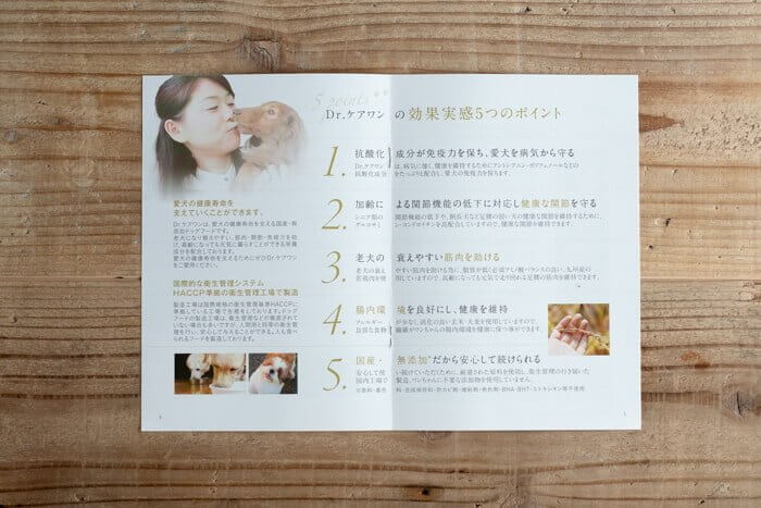 Dr.(ドクター)ケアワンドッグフードのガイドブックの内容