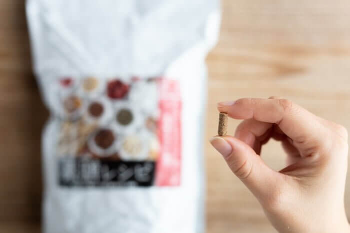 みらいのドッグフード心臓病用の粒の大きさ