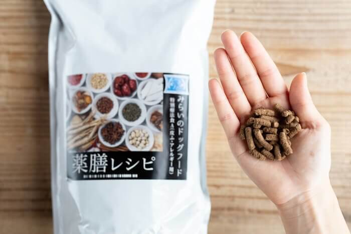 みらいのドッグフード皮膚アレルギー用の匂い