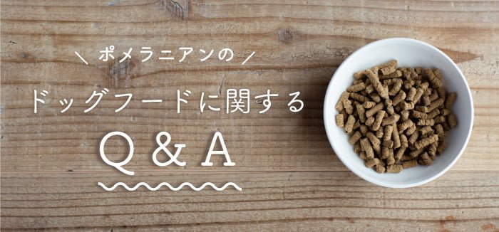 ポメラニアンのドッグフードに関するQ&A